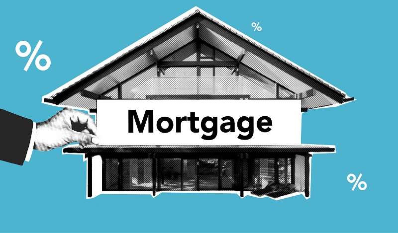 Mortgage sign on a house representing note investor legal protections during borrower default.